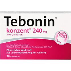 TEBONIN konzent 240 mg Filmtabletten 80 St – Артикул 2293816 (артикул 2293816) Германия