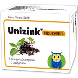 UNIZINK Lutschpastillen 10 St – Артикул 4712401 (артикул 4712401) Германия