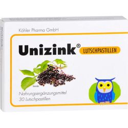 UNIZINK Lutschpastillen 30 St – Артикул 4712418 (артикул 4712418) Германия