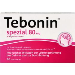 TEBONIN spezial 80 mg Filmtabletten 60 St – Артикул 6997448 (артикул 6997448) Германия