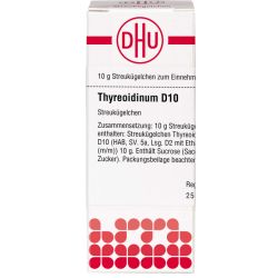 THYREOIDINUM D 10 Globuli 10 g – Артикул 7182406 (артикул 7182406) Германия
