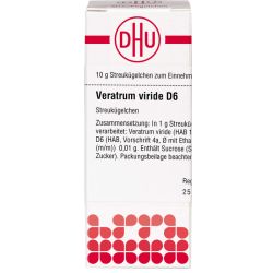 VERATRUM VIRIDE D 6 Globuli 10 g – Артикул 7183239 (артикул 7183239) Германия