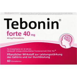 TEBONIN forte 40 mg Filmtabletten 60 St – Артикул 7314374 (артикул 7314374) Германия