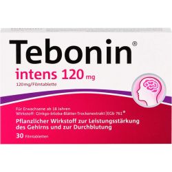 TEBONIN intens 120 mg Filmtabletten 30 St – Артикул 7682333 (артикул 7682333) Германия