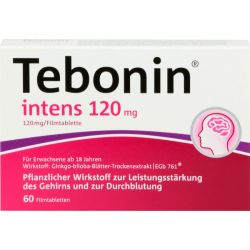 TEBONIN intens 120 mg Filmtabletten 60 St – Артикул 7682356 (артикул 7682356) Германия