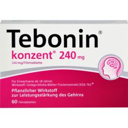 TEBONIN konzent 240 mg Filmtabletten 60 St – Артикул 7752039 (артикул 7752039) Германия