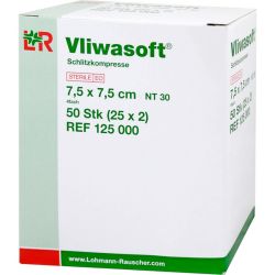 VLIWASOFT Schlitzkompressen 7,5x7,5 cm steril 50 St – Артикул 9312511 (артикул 9312511) Германия