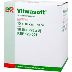 VLIWASOFT Schlitzkompressen 10x10 cm steril 50 St – Артикул 9312528 (артикул 9312528) Германия
