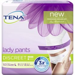 TENA LADY Pants Discreet L 10 St – Артикул 10186827 (артикул 10186827) Германия