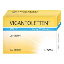 Vigantoletten 1.000 I.e. Vitamin D3 Tabletten (200 stk) – Артикул 10544155 (артикул 10544155) Германия