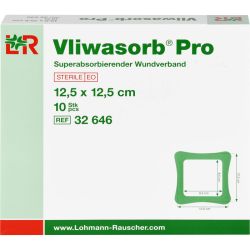 VLIWASORB Pro suberabsorb.Komp.steril 12,5x12,5 cm 10 St – Артикул 10792491 (артикул 10792491) Германия