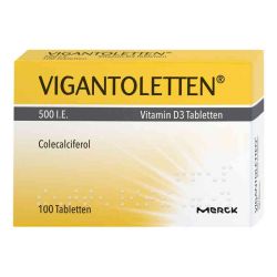 Vigantoletten 500 I.e. Vitamin D3 Tabletten (100 stk) – Артикул 10944972 (артикул 10944972) Германия