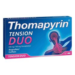Thomapyrin Tension Duo 400 mg/100 mg Filmtabletten (12 stk) – Артикул 12551047 (артикул 12551047) Германия