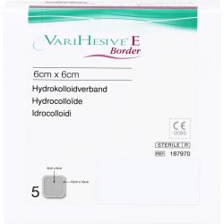 VARIHESIVE E Border 6x6 cm HKV hydroaktiv 5 St – Артикул 12772311 (артикул 12772311) Германия