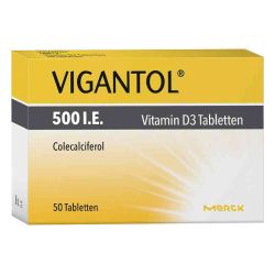 Vigantol 500 I.e. Vitamin D3 Tabletten (50 stk) – Артикул 13155655 (артикул 13155655) Германия