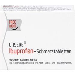 UNSERE Ibuprofen-Schmerztabletten 30 St – Артикул 14001977 (артикул 14001977) Германия