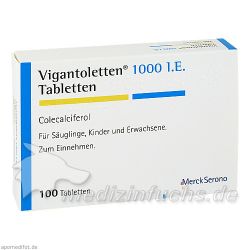 VIGANTOLETTEN 1.000 I.E. Tabletten, 100 ST – Артикул 9427881 (артикул 9427881) Германия