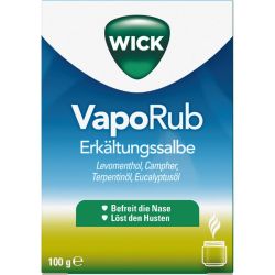 WICK VapoRub Erkltungssalbe 100 g – Артикул 358730 (артикул 358730) Германия