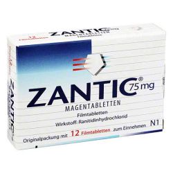 Zantic 75mg Magentabletten (12 stk) – Артикул 492718 (артикул 492718) Германия