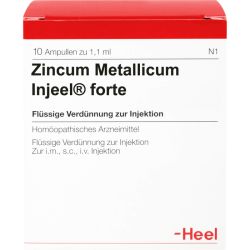 ZINCUM METALLICUM INJEEL forte Ampullen 10 St – Артикул 1149649 (артикул 1149649) Германия