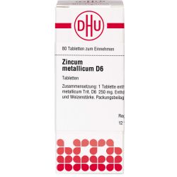 ZINCUM METALLICUM D 6 Tabletten 80 St – Артикул 1789202 (артикул 1789202) Германия