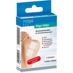 WUNDNAHTSTREIFEN Hga-Strips 6,4x80 mm 2X3 St – Артикул 2469155 (артикул 2469155) Германия