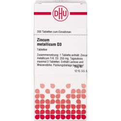 ZINCUM METALLICUM D 3 Tabletten 200 St – Артикул 2637397 (артикул 2637397) Германия
