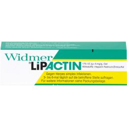 WIDMER Lipactin Gel 3 g – Артикул 3263421 (артикул 3263421) Германия