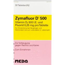 ZYMAFLUOR D 500 Tabletten 30 St – Артикул 3665065 (артикул 3665065) Германия