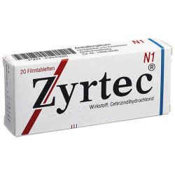 Zyrtec 10mg (20 stk) – Артикул 4394326 (артикул 4394326) Германия
