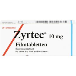 ZYRTEC Filmtabletten 20 St – Артикул 4967029 (артикул 4967029) Германия