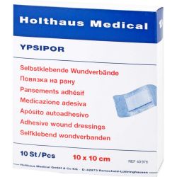 WUNDVERBAND Ypsipor steril 10x10 cm 10 St – Артикул 6337025 (артикул 6337025) Германия