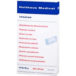 WUNDVERBAND Ypsipor steril 10x20 cm 10 St – Артикул 6337048 (артикул 6337048) Германия