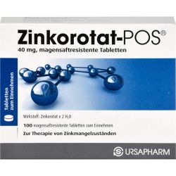 ZINKOROTAT POS magensaftresistente Tabletten 100 St – Артикул 6340903 (артикул 6340903) Германия