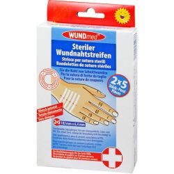 WUNDNAHTSTREIFEN 6,4x102 mm 2X5 St – Артикул 9720836 (артикул 9720836) Германия