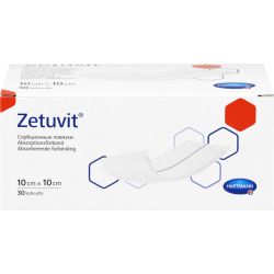 ZETUVIT Saugkompressen unsteril 10x10 cm 30 St – Артикул 12726506 (артикул 12726506) Германия