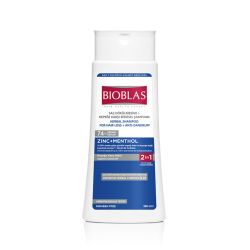 Шампунь против перхоти Bioblas 2в1 Цинк + Ментол – Артикул 8697432094008 (артикул 8697432094008) 