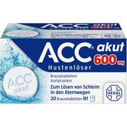 ACC akut 600 Brausetabletten 20 St – Артикул 10808 (артикул 10808) Германия