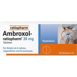 AMBROXOL-ratiopharm 30 mg Hustenlser Tabletten 20 St – Артикул 680816 (артикул 680816) Германия