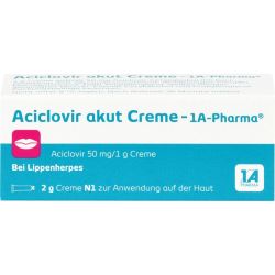 ACICLOVIR akut Creme-1A Pharma 2 g – Артикул 1664245 (артикул 1664245) Германия