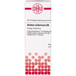 ACIDUM SULFURICUM D 6 Dilution 20 ml – Артикул 2121357 (артикул 2121357) Германия