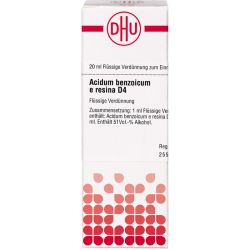 ACIDUM BENZOICUM E Resina D 4 Dilution 20 ml – Артикул 2121400 (артикул 2121400) Германия