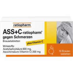 ASS + C-ratiopharm gegen Schmerzen Brausetabletten 10 St – Артикул 3429991 (артикул 3429991) Германия