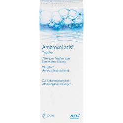 AMBROXOL acis Tropfen 100 ml – Артикул 4876321 (артикул 4876321) Германия