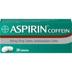 ASPIRIN Coffein Tabletten 20 St – Артикул 5461711 (артикул 5461711) Германия