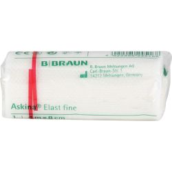 ASKINA Elast Fine Binde 8 cmx4 m cellophaniert 1 St – Артикул 6338591 (артикул 6338591) Германия