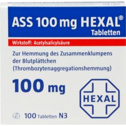 ASS 100 HEXAL Tabletten 100 St – Артикул 7402210 (артикул 7402210) Германия