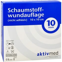 AKTIVMED Schaumstoffwundaufl.10x10 cm nicht adhs. 10 St – Артикул 8774913 (артикул 8774913) Германия