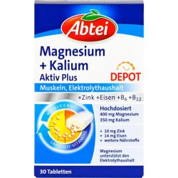 ABTEI Magnesium+Kalium Depot Tabletten 30 St – Артикул 8878067 (артикул 8878067) Германия