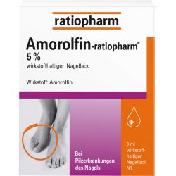 AMOROLFIN-ratiopharm 5% wirkstoffhalt.Nagellack 3 ml – Артикул 9199173 (артикул 9199173) Германия